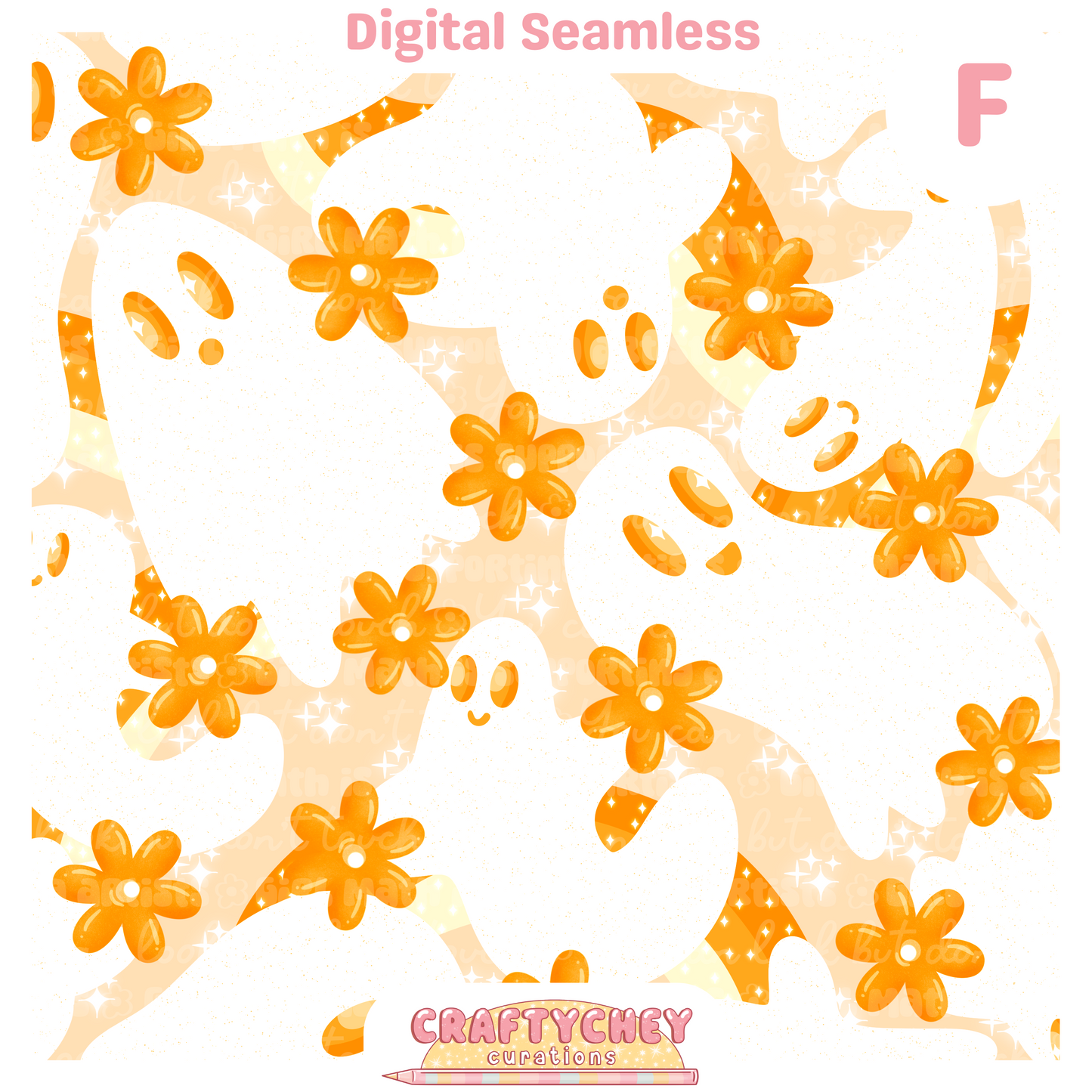 Simple Floral Ghosties