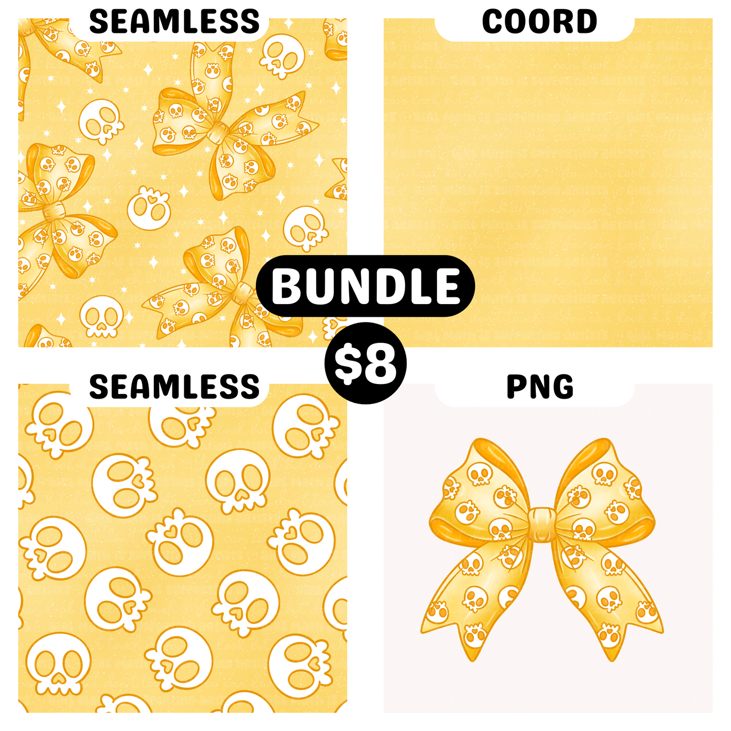 Skull Bows (Bundle)