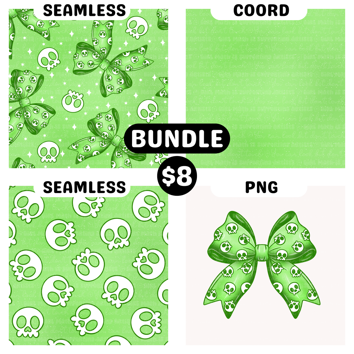 Skull Bows (Bundle)