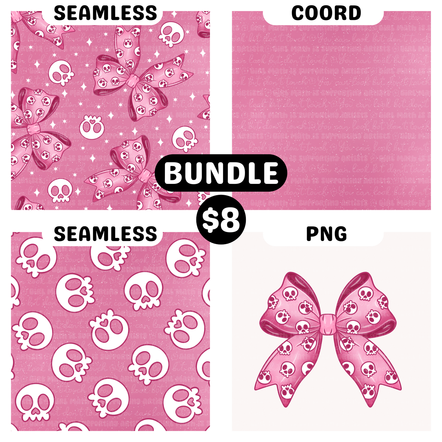 Skull Bows (Bundle)