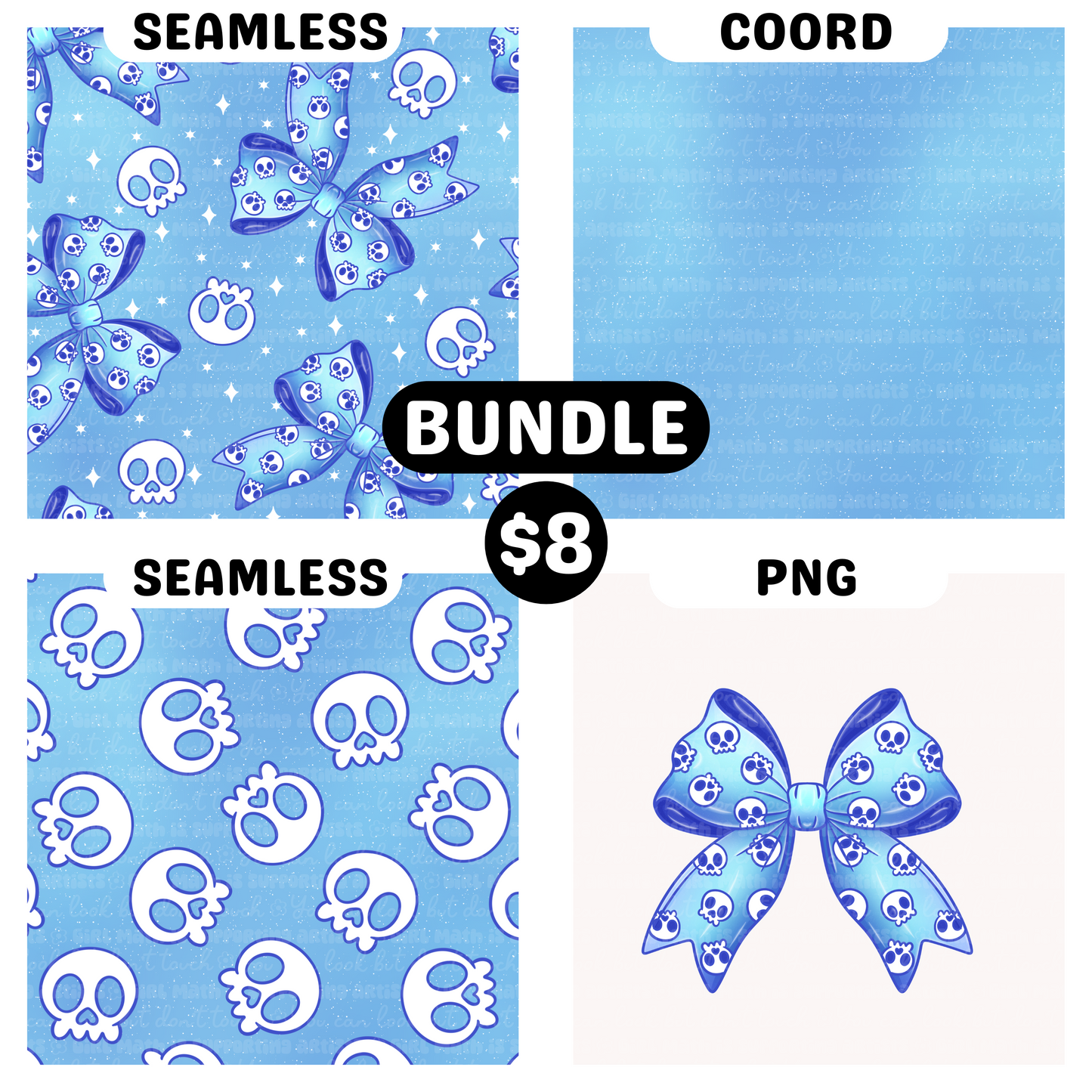 Skull Bows (Bundle)