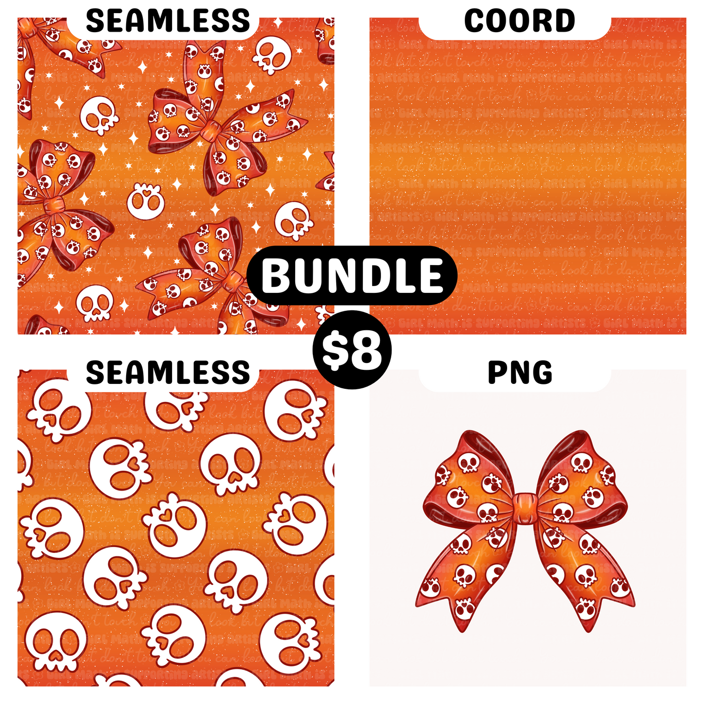 Skull Bows (Bundle)