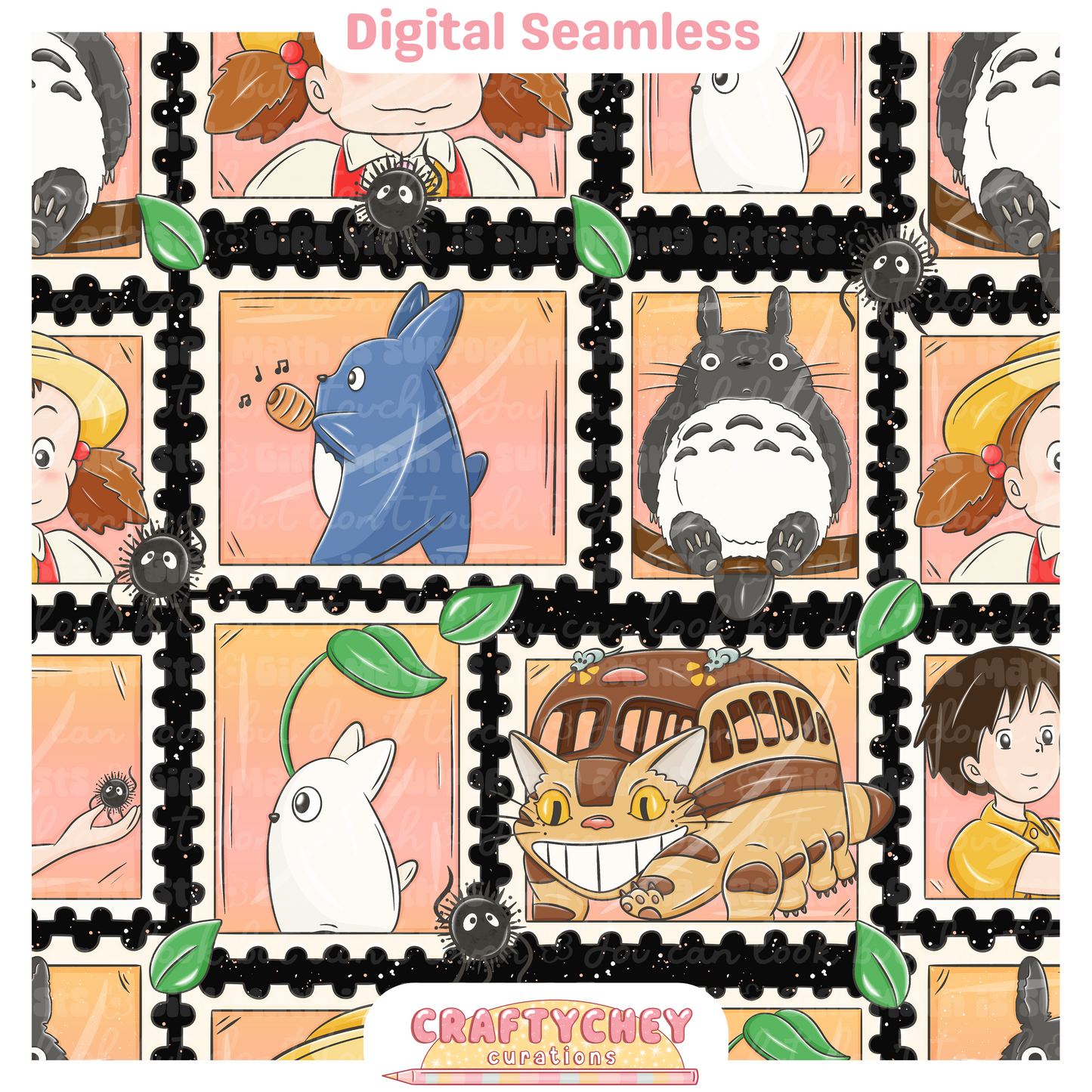 Friendly Neighbor Stamps (ORANGE)